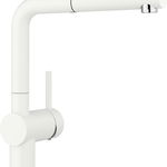 Baterie bucatarie Blanco Linux-S cu dus extractibil  alb, Blanco