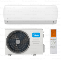 Midea Instalatie de aer conditionat Breezeless E, CB1-18HRFN8-CB1-18HFNX, Inverter, 18000 BTU, Wi-Fi, Alb, Midea