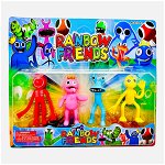 Set 4 figurine multicolor, Model de inspirație Roblox game Rainbow Friends 25×29 cm, +3ani