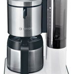 Cafetiera Bosch TKA8A681 Styline Coffee maker, Argintiu/Alb  1100 W  1.1 litri