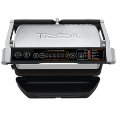 Gratar electric TEFAL OptiGrill Initial GC706D34, 2000W, 6 programe automate, argintiu-negru