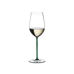 Pahar pentru vin, din cristal Fatto A Mano Riesling / Zinfandel Verde, 395 ml, Riedel