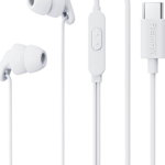 Powerful and Comfortable Remax RM-518a USB-C Earphones (White), Remax