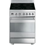 Smeg Masina de gatit Classica C6IMX8, plita 4 zone, cuptor electric 8+1 functii, inox