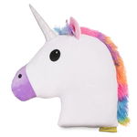 Jucarie de Plus Unicorn Perna Multicolor, Happy Face