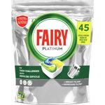 Detergent capsule automat pentru masina de spalat vase Fairy Platinum, 45 spalari