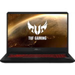 Notebook / Laptop ASUS Gaming 17.3'' TUF FX705GE, FHD, Procesor Intel® Core™ i5-8300H (8M Cache, up to 4.00 GHz), 8GB DDR4, 1TB SSHD, GeForce GTX 1050 Ti 4GB, FreeDos, Black (Red)
