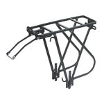 Portbagaj spate bicicleta, reglabil, din aluminiu, negru