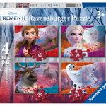 Puzzle Frozen 12/16/20/24 piese Ravensburger, Ravensburger
