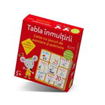 Tabla inmultirii. Carte cu jocuri de asociere si potrivire, 