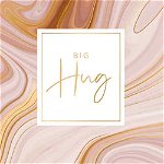 Felicitare - Gold Rush - Big Hug, Bej, Standard, Hartie, 120 x 170 mm
