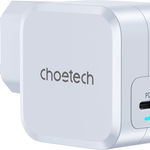 Încărcător Choetech Încărcător rapid Choetech USB C 45W PPS / PD alb (PD8007), Choetech