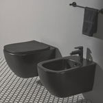 Vas wc suspendat, Ideal Standard, Tesi, negru mat, 36.5x53.5x33.5cm