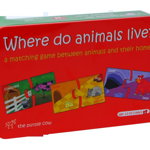 Puzzle Unde locuiesc animalele, Nova Line M.D.M.