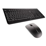 Tastatură și Mouse Fără Fir Engleză Cherry JD-0700GB-2 Negru, Cherry