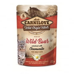 Hrana Umeda pentru pisici Carnilove cu Mistret, 1x85 g