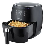 Friteuza digitala fara ulei XL STARCREST SFR-3500, 1500 W, Cos 3.5 litri, Termostat 80 - 200 C, 8 programe predefinite, Negru, STARCREST