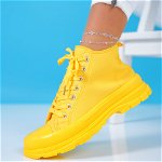 Pantofi Sport, culoare Galben, material Textil - cod: P6025, Botinelli