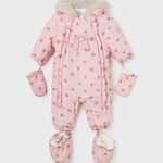 Mayoral Newborn combinezon bebe culoarea violet, Mayoral Newborn