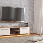 Helix New (Comoda Tv) S.Bright/White High Gloss