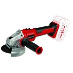 cordless angle grinder AXXIO 18/125 Q (red/black, without battery and charger), Einhell