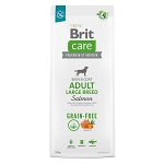 BRIT Care Grain-Free Adult Large Breed, L-XL, Somon, hrană uscată fără cereale câini, piele & blană, 12kg, Brit