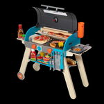 Set de joaca din lemn cu accesorii Grill si Pizza, Melissa & Doug