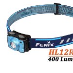 Lanterna frontala reincarcabila Fenix HL12R - 400 Lumeni - 64 Metri - Albastru