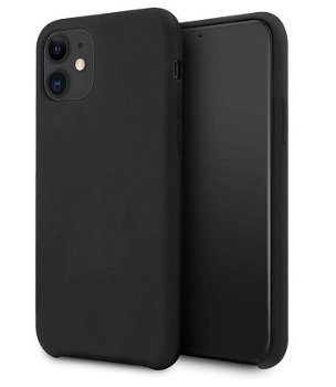Husa de protectie Lemontti Silicone Lite pentru Iphone 12 Mini, Negru