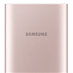 Acumulator extern Samsung EB-P1100CPEGWW, USB + Type-C, Fast Charging, 3 porturi (Roz)