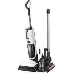 Aspirator vertical Roborock Dyad Pro Combo H1C1A01-01, 17000 Pa, autonomie pana la 60 min, alb-negru