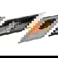 Kit videointerfon IP Dahua KTP01-S2(S), 2 MP, 7 inch, IR, PoE, montaj aparent, slot card microSD, switch PoE