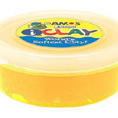 Plastilina iClay Amos, 18g/cutie, galben Plastilina iClay Amos, 18g/cutie, galben