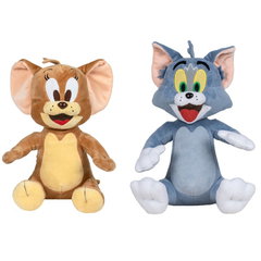 Set 2 jucarii din plus Tom & Jerry, 18 cm, Play by Play