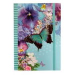 Polka Dot Viola A5 Notebook 