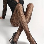 Ciorapi mesh cu model floral Marilyn Charly Z11, Marilyn