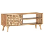 vidaXL Dulap TV, 100 x 35 x 40 cm, lemn masiv de acacia , vidaXL