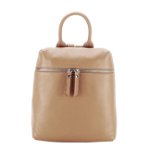 Rucsac camel din piele naturala 8965 124, Made in Italy