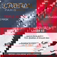 L'Oréal Revitalift Mască de față folie Laser, 28 g