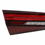 Stop tripla lampa spate stanga (interior, LED, culoare sticla fumuriu, carcasa neagra) AUDI A5 dupa 2016