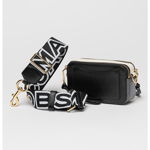 Marc Jacobs, Geanta crossbody din piele The Snapshot, Negru