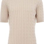 Gender Cable knit sweater Beige