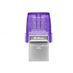 Memorie USB Kingston DataTraveler MicroDuo 3C, 128GB, USB-A, USB-C, Mov