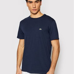 Lacoste Tricou TH6709 Albastru celest Regular Fit