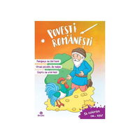 Povesti romanesti - carte de colorat cu apa - kifestős könyv, KREATIV