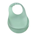 Baveta silicon Beaba Sage Green, Beaba