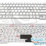 Tastatura alba Sony Vaio VGN CW layout US fara rama enter mic