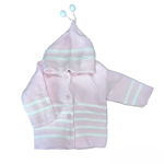 Cardigan Tricotat, Pentru Copii, Roz, 1 an, CaroKids