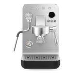 Espressor manual Smeg Mini Pro EMC02BLMEU, 1650 W, 15 bar, Rezervor 1.7 l (Negru), Smeg