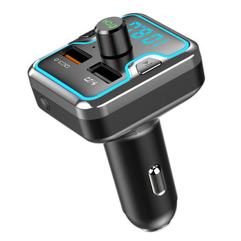 Modulator FM Serioux AMFM45, Bluetooth V5.0, conectare automată, raza de actiune de până la 5 metri, voltaj intrare: DC 12/24V, ieșire: USB QC3.0, frecvența FM: 87.5MHz - 108.0MHZ, format muzica: MP3/WMA/WAV , USB audio (pana la 32 GB), slot MicroS, SERIOUX